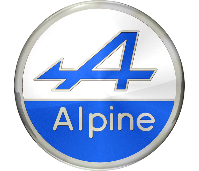 Alpine Emblem Logo iron on paper